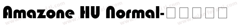Amazone HU Normal字体转换